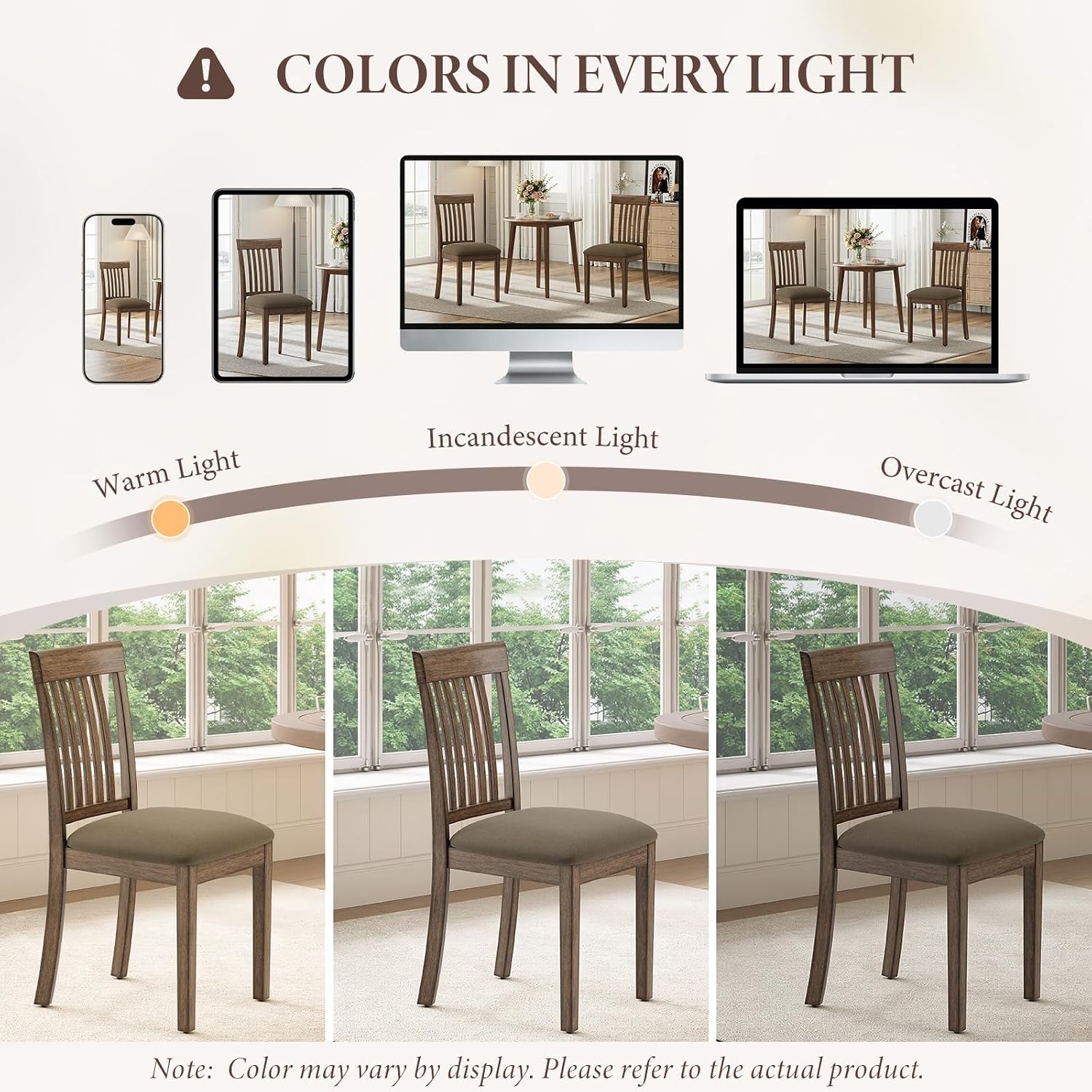Slat-Back Dining Chairs, Set of 4 - Image 6