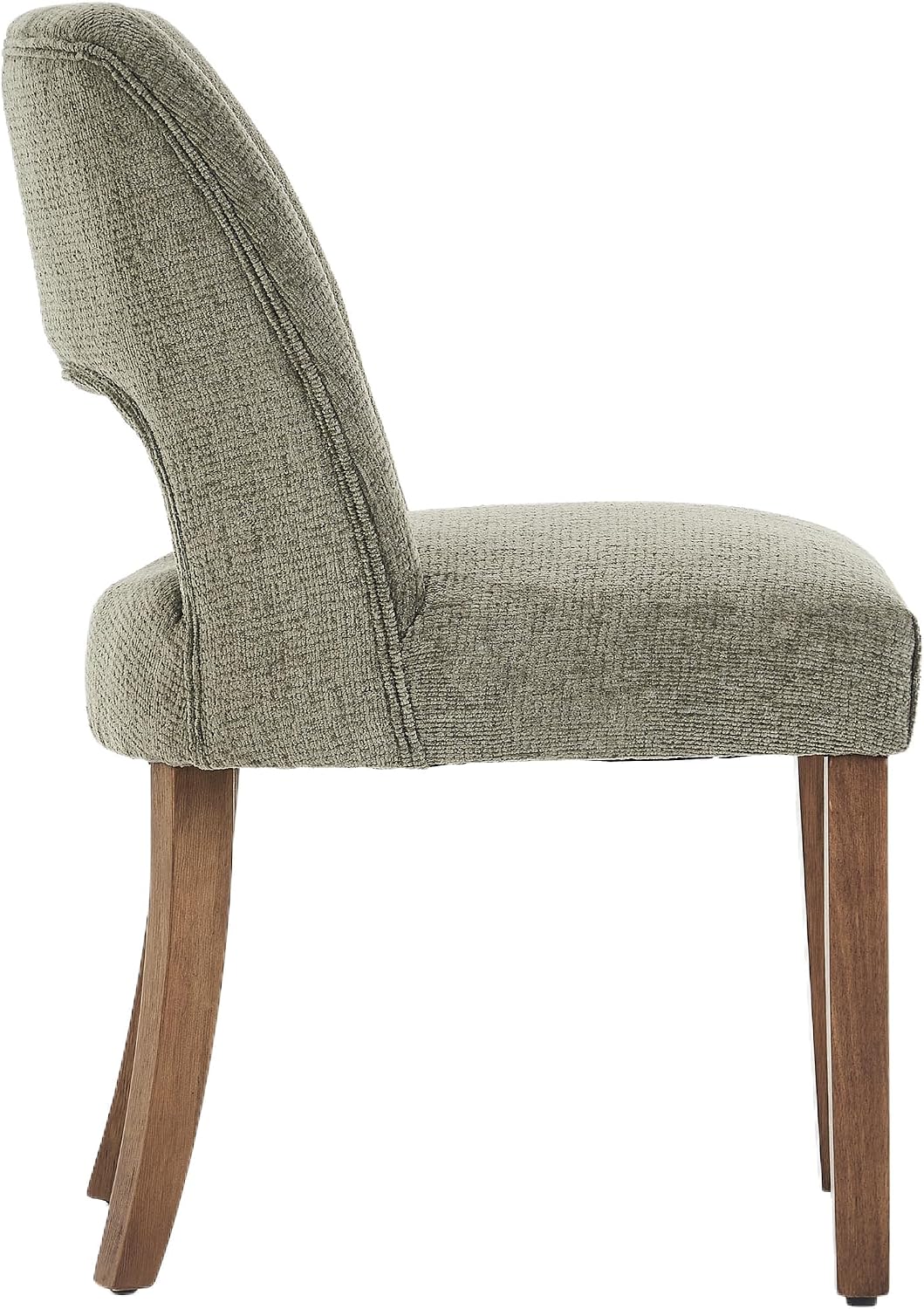 Open-Back Fabric Dining Chairs, Set of 4 - Image 8